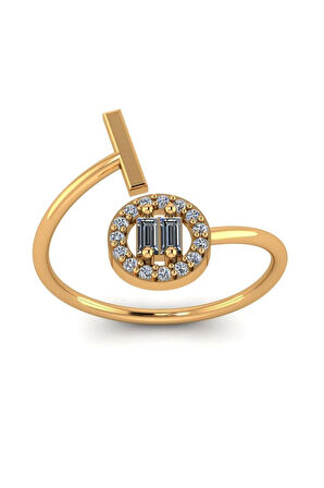 I Harf Altın Yüzük