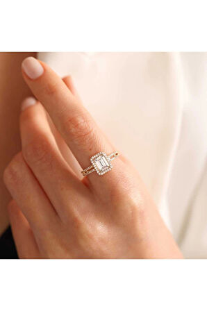 Tektaş Baget Altın Yüzük