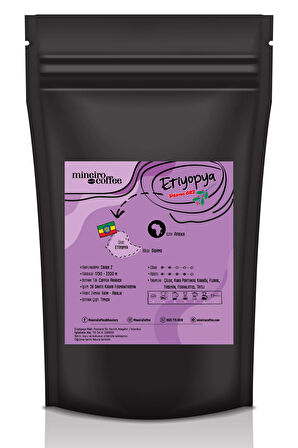 Etiyopya Yirgacheffe 250gr Kahve