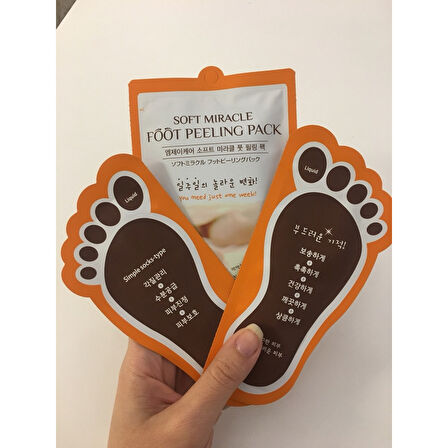 Çorap Tipi Soyulan Ayak Peeling Maskesi