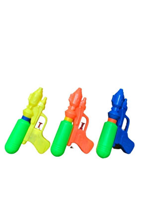 Su Tabancası 3 Lü Set Su Silahı 17Cm Çocuk Eğitici Oyuncaklar