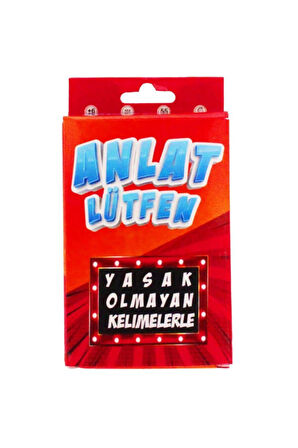 Anlat Lütfen Kart Oyunu Yasak Olmayan Kelimerle El10 Çocuk Eğitici Oyuncaklar