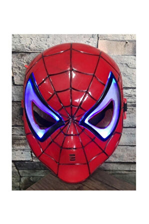 Örümcek Adam Spider Işıklı Oyuncak Maske Çocuk Eğitici Oyuncaklar