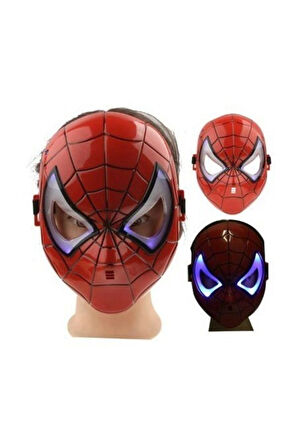 Örümcek Adam Spider Işıklı Oyuncak Maske Çocuk Eğitici Oyuncaklar