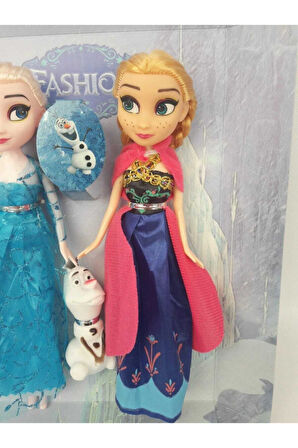 Dısney Frozen Karlar Ülkesi Elsaanna ve Olaf Oyuncak Bebek 23 vm Çocuk Eğitici Oyuncaklar