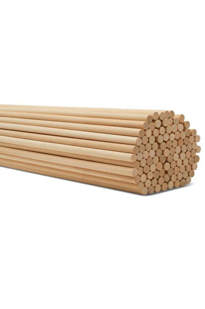Ahşap Silindir Çubuk 15cm 30'lu - 3mm Çocuk Eğitici Oyuncaklar