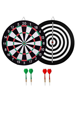 12 Inç 30Cm Dart Seti Çift Taraflı 4Adet Ok Çocuk Eğitici Oyuncaklar