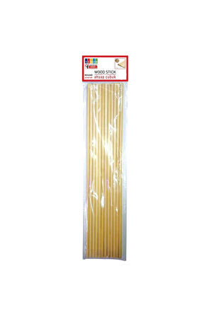 Bs136 Ahşap Çubuk 30Cm X 5 Mm X 10 Lu Çocuk Eğitici Oyuncaklar
