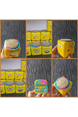 6Adet Çimoji Küp Çim Adam - Çocuk Ve Yetişkin - Oyun Ve Eğitici Çocuk Eğitici Oyuncaklar