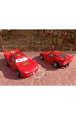 Tek Tuşla Robota Dönüşen Cars Şimşek Mcqueen Çek Bırak Araba Çocuk Eğitici Oyuncaklar