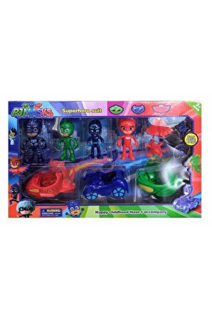 Büyük Boy Arabalı Her Biri 8-9Cm Arabalı Aksesuarlı Çocuk Eğitici Oyuncaklar