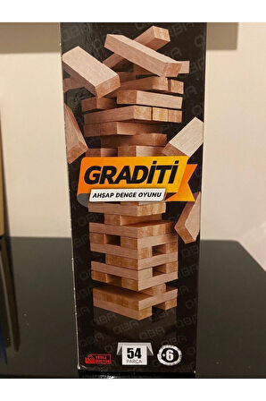 Jenga Ahşap Denge Oyunu - Çocuk Oyun Yetişkin Oyun Oyuncak Eğitici Oyun Çocuk Eğitici Oyuncaklar