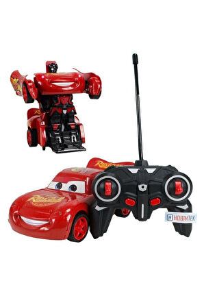 Şimşek Mcqueen Uzaktan Kumandalı Robota Dönüşen Araba Çocuk Eğitici Oyuncaklar