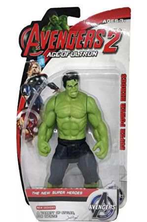 Hulk Işıklı Haraketli Hulk Figür Oyuncak 15cm Çocuk Eğitici Oyuncaklar