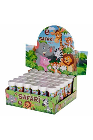 Safari Temalı Köpük Baloncuk 1Adet Çocuk Eğitici Oyuncaklar
