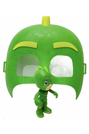 S Pija Maskeliler Gekko Maske ve Figür Set Oyuncak 2 li Çocuk Eğitici Oyuncaklar