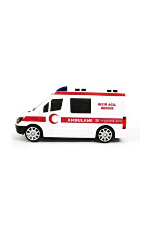 Oyuncak Ambulans Ledli 3d Işıklı Srenli Işıklı Kız Cocuk Erkek Cocuk Oyuncak Egitici Oyuncak Kız Er