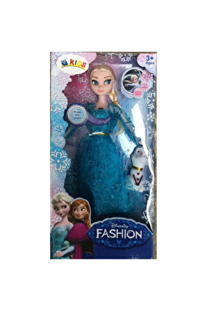 Frozen Karlar Ülkesi Elsa Bebek ve Olaf Müzikli 30Cm Çocuk Eğitici Oyuncaklar