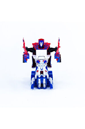 Tek Tuşla Robota Dönüşen Transformers Optimus Çek Bırak Araba Çocuk Eğitici Oyuncaklar