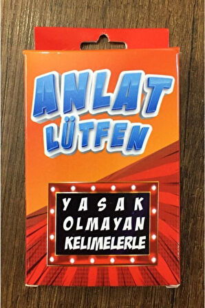 Anlat Lütfen Kelime Kartları Çocuk Eğitici Oyuncaklar