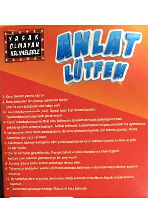 Anlat Lütfen Çocuk Eğitici Oyuncaklar
