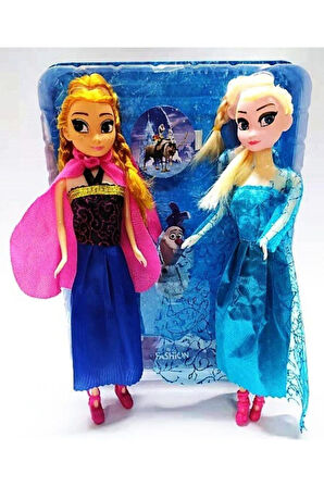 Karlar Prensesi Elsa Ve Anna Oyuncak Bebek Çocuk Eğitici Oyuncaklar