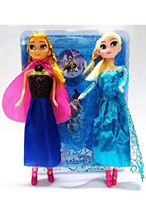 Karlar Prensesi Elsa Ve Anna Oyuncak Bebek Çocuk Eğitici Oyuncaklar