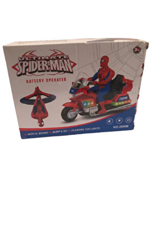 Eğitici Eğlenceli Çocuk Oyuncak Örümcek Adam Pilli Motor
