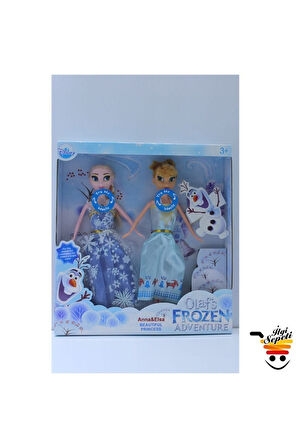 Frozen / Karlar Ülkesi / / Elsa Ve Anna Sesli Ve Müzikli Figür Bebek Çocuk Eğitici Oyuncaklar