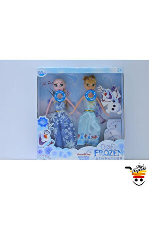 Frozen / Karlar Ülkesi / / Elsa Ve Anna Sesli Ve Müzikli Figür Bebek Çocuk Eğitici Oyuncaklar