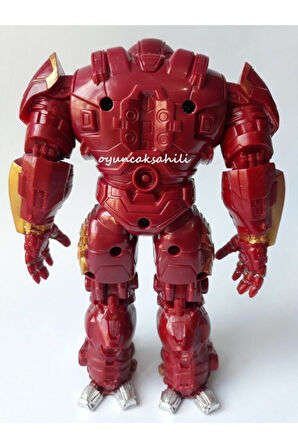 Demir Adam Hulk Buster Kırılmaz Oyuncak Figür Ironman Kaskı Açılır Işıklı Ironman Çocuk Eğitici Oyu
