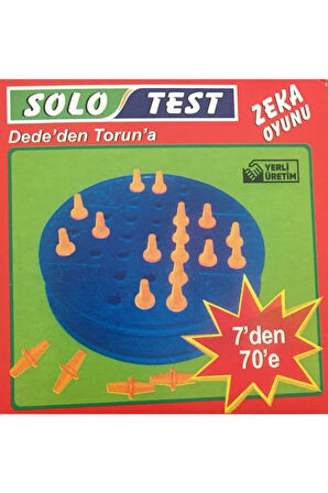 Solo Test Zeka Oyunu 2Adet Oyuncak Zeka Testi Çocuk Eğitici Oyuncaklar