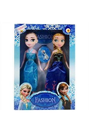 Frozen Elsa Fashion Elbiseli Oyuncak Bebek Seti 23Cm Çocuk Eğitici Oyuncaklar