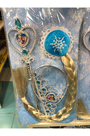 Elsa Frozen Taç Asa Saç Takım Çocuk Eğitici Oyuncaklar