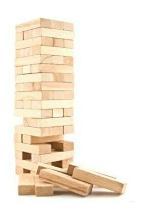 Ahşap Denge Oyunu Jenga Çocuk Eğitici Oyuncaklar