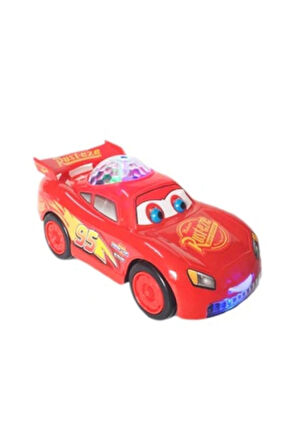 Şimşek Mcqueen Araba Çarp Dön Araba Işıklı Müzikli Çocuk Eğitici Oyuncaklar