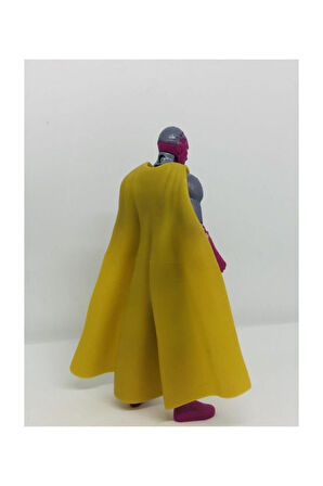 Orta Boy 17Cm Işıklı Hareketli Avengers Yenilmezler Oyuncak Vision Karakter Figür Çocuk Eğitici Oyu