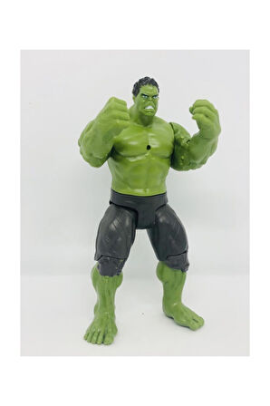 Orta Boy 17Cm Işıklı Hareketli Avengers Yenilmezler Oyuncak Hulk Karakter Figür Çocuk Eğitici Oyunc
