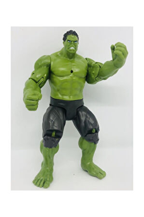 Orta Boy 17Cm Işıklı Hareketli Avengers Yenilmezler Oyuncak Hulk Karakter Figür Çocuk Eğitici Oyunc