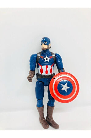 Captain America 16Cm Figür Oyuncak Avengers Karakter Çocuk Eğitici Oyuncaklar