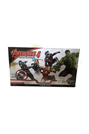 4 Büyük Figür Seti 3 Lü Hulk Captain America Ironman Çocuk Eğitici Oyuncaklar