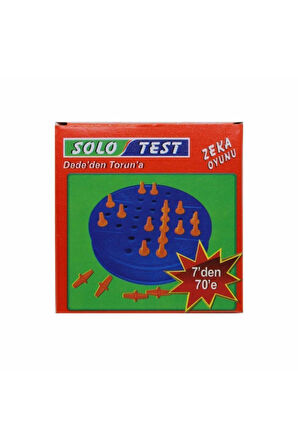 Solo Test Zeka Oyunu Çocuk Eğitici Oyuncaklar