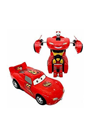 Robot Olan Araba Sürtmeli Çocuk Eğitici Oyuncaklar