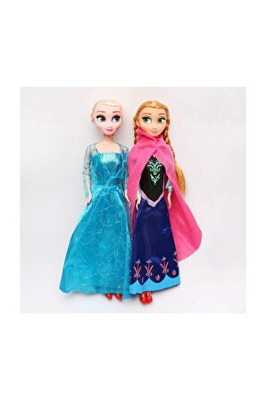 Karlar Kraliçesi Elsa Ve Anna Frozen Bebek Seti Çocuk Eğitici Oyuncaklar