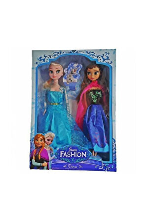 Karlar Kraliçesi Elsa Ve Anna Frozen Bebek Seti Çocuk Eğitici Oyuncaklar