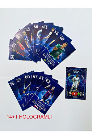 Süper Final Futbolcu Kartları Sporcu 2024-25 Sezonu 2 Devre 14 1Adet Futbol Kart Hologram Kart