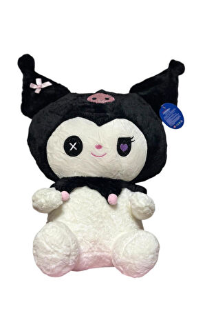 Kawaii Sanrio Kuromi Karikatür Peluş Oyuncak 45Cm Büyük Boy Çocuk Eğitici Oyuncaklar