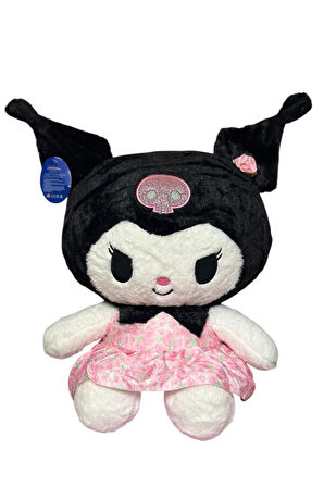 Kawaii Sanrio Kuromi Karikatür Peluş Oyuncak 45Cm Büyük Boy Çocuk Eğitici Oyuncaklar