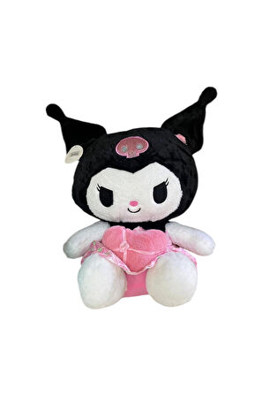Kawaii Sanrio Kuromi Karikatür Peluş Oyuncak 45Cm Büyük Boy Çocuk Eğitici Oyuncaklar