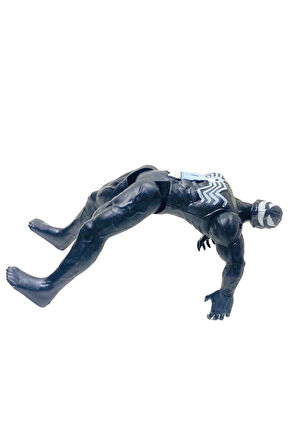 Örümcek Adam Venom Oyuncak Işıklı Sesli 30Cm Figür Örümcek Adam Siyah Çocuk Eğitici Oyuncaklar